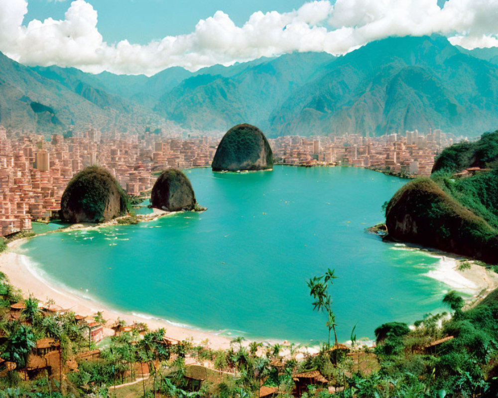 City by the Sea: Lush Hills, Blue Waters, Sandy Beaches, Urban Architecture