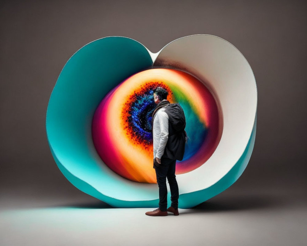 Colorful Heart-Shaped Art Installation Stands Out